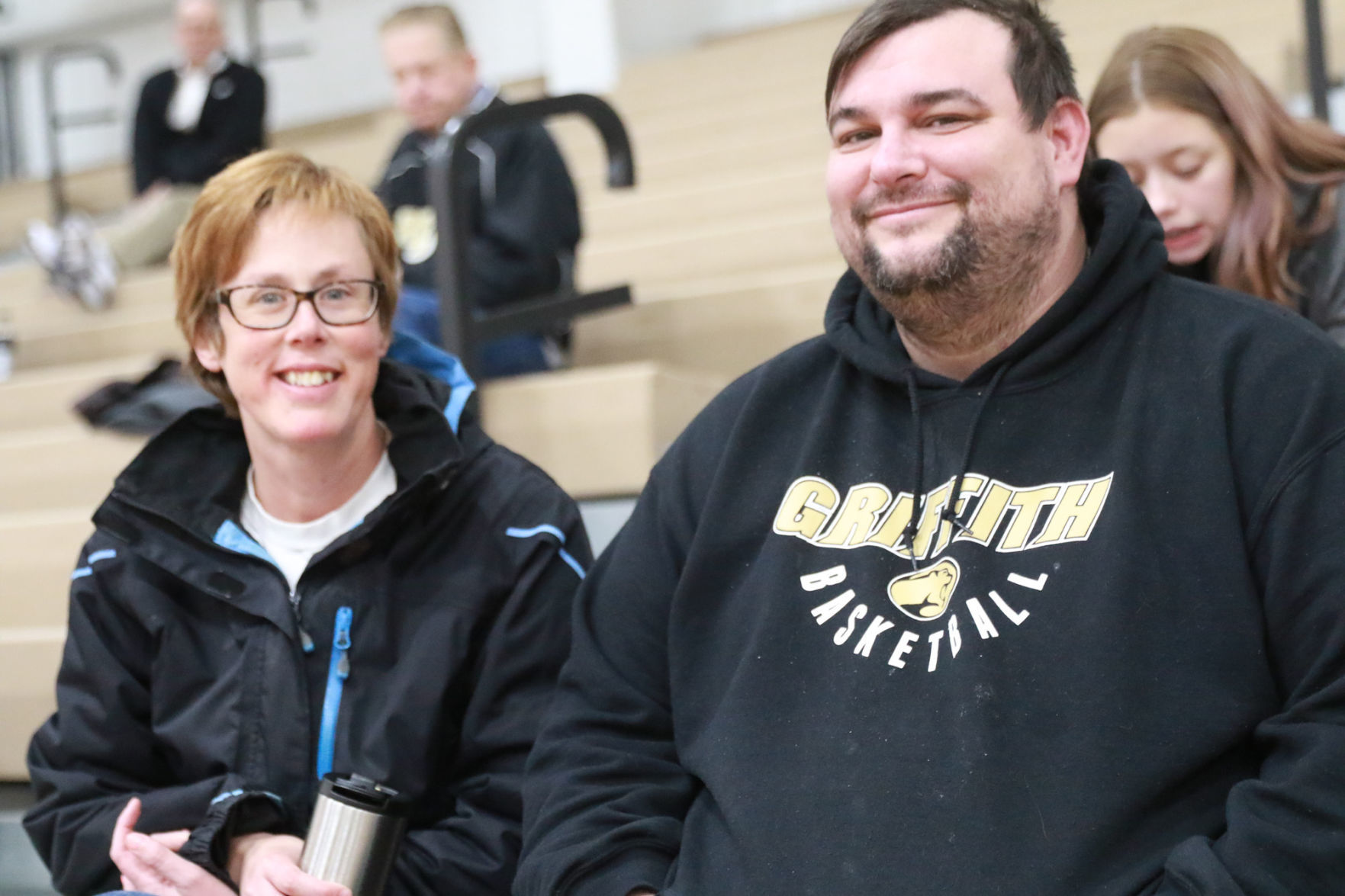 Faces: Boys basketball - Griffith at Hanover Central